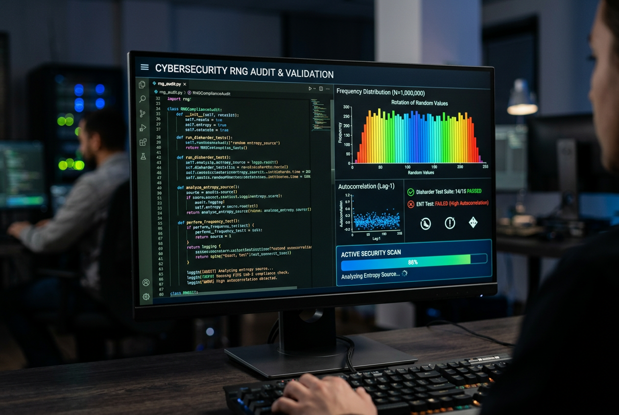 Digitální vizualizace RNG auditu a systémových logů